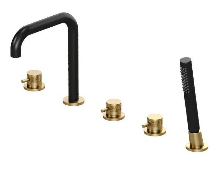 Смеситель для ванны Allen Brau Priority V.3 5.31314-GB золото браш