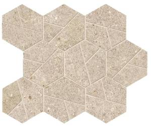 Мозаика Atlas Concorde Boost Stone A7CV Cream Mosaico Hex 25x28.5