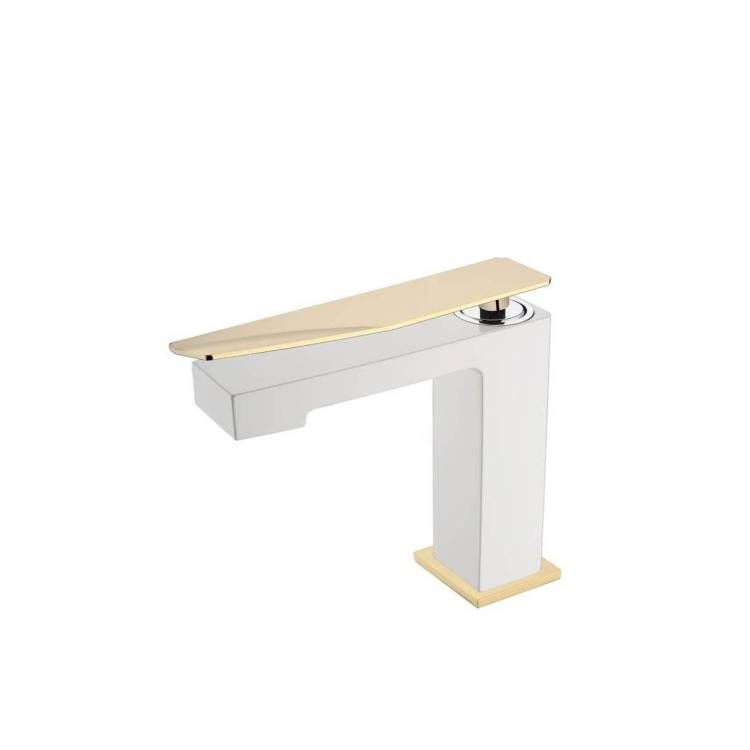 Смеситель для раковины Boheme Q 141-WG.2 Whitegold