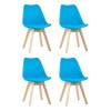 Набор из 4 стульев Stool Group Frankfurt Y863 aqua X4 бирюзовый