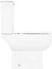 Унитаз-компакт BelBagno Aurora BB8604CPR-SC безободковый Белый фото 3