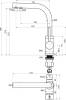 Комплект Paulmark Praktisch PM105152-BLM черный металлик + Смеситель Paulmark Essen Es213011-418 для кухонной мойки, черный металлик фото 5