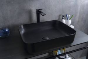 Раковина Gid Geométrico Bm1304 53350 черная матовая, 50x39x13