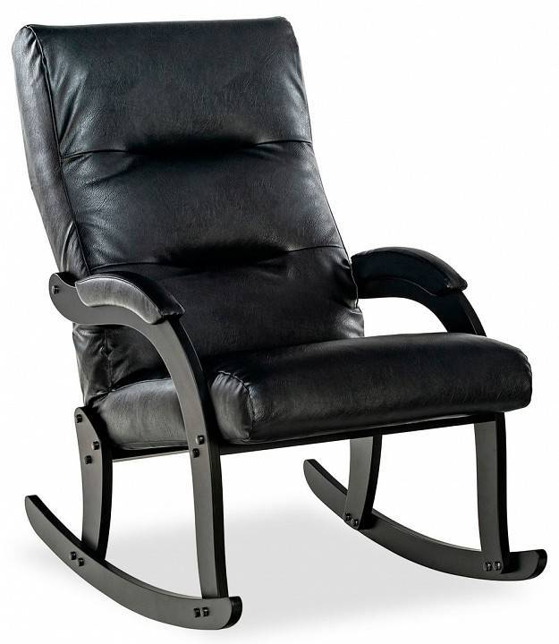 Кресло-качалка Leset Дэми 4687203505936 венге/черный Dundi 109