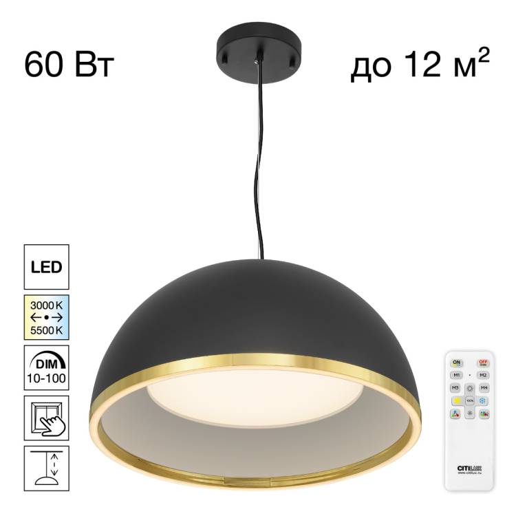 Подвесной светодиодный светильник Citilux Floom CL736251