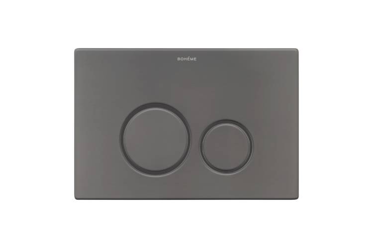 Кнопка смыва Boheme 649-GM нержавеющая сталь Gun Metall Geberit
