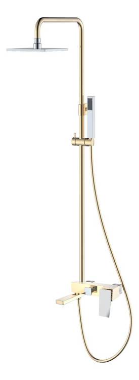 Душевая стойка Boheme Q 148-GCR.2 GoldChrome.2