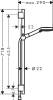 Душевой гарнитур Hansgrohe Vernis Blend 26422670 матовый черный фото 3