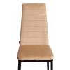 Стул Tetchair Easy (mod. JSC02-1) 21256 металл, флок, sandy (песочный) HLR6/черный фото 6