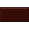 Керамическая плитка Absolut Keramika Monocolor Marrone Biselado Brillo 10x20