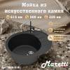 Мойка кухонная Maretti Kitchen MR615-BL черный, 61.5x50