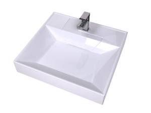 Раковина Stella Polar Мирабелла SP-00001487 на стиральную машину, белая, 60x55