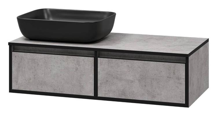 Тумба с раковиной Brevita Stone STO-01100-048П