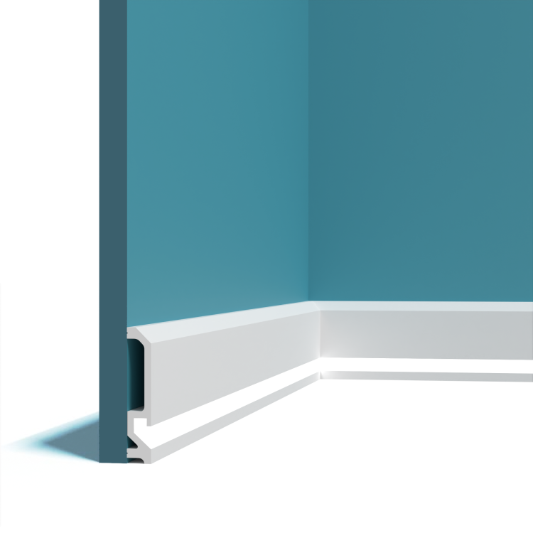 Плинтус под подсветку Перфект Плюс P235M 200x2.2x12