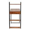 Стол письменный Bradex Home Frame FR 0692 дерево лофт, чёрный 100x45x110 фото 3