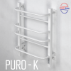 Полотенцесушитель электрический Comfysan Puro-K 013103 EC-6 60/50 белый матовый фото 2