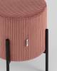 Пуф Stool Group Кейси vd-keysi-cl-coral коралловый, велюр рельефный фото 4