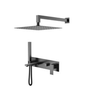 Смеситель для душа Boheme Qubic 474-GM Gun Metal