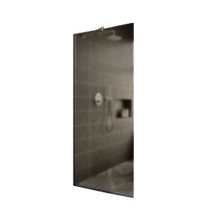 Душевая перегородка MaybahGlass MGD-697-5у 79x195, стекло бронза матовая 8 мм, профиль хром матовый