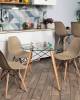 Стул Stool Group Eames Style DSW Y801-V SEAT beige DUAL бежевый фото 3
