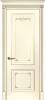 Межкомнатная дверь эмаль Текона СМАЛЬТА 14, глухая, слоновая кость, патина шампань 600x2000