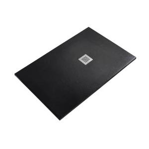 Поддон для душа Starohome Solid 1237470 черный матовый, 80x120