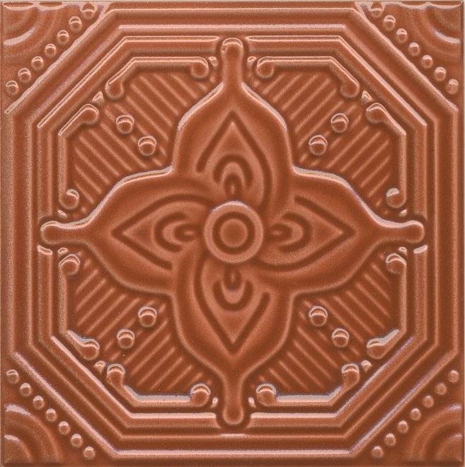 Декор Kerama Marazzi Салинас SSA005 оранжевый 15x15