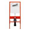 Комплект Belbagno Duet CZR-2462-TH-TOR/CZR-870-SC/BB026/BB051CR кнопка хром фото 2