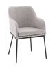 Стул Stool Group Кози AV 318-C82sm-08 серый, букле, с подлокотниками