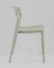 Набор из 4 стульев Stool Group Moris SL-7089 green 90455 X4 серо-зеленый, пластик фото 7