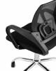 Кресло компьютерное Stool Group TopChairs Simple WH-805 black черный фото 7
