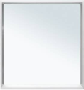Зеркало Allen Brau Reality 70 1.32017.02 с LED подсветкой, серебро брашированное, 750x700x140
