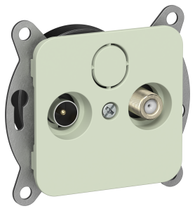 ТВ-розетка TV+SAT проходная IEK Flite FI-AF23-P-K92 панг