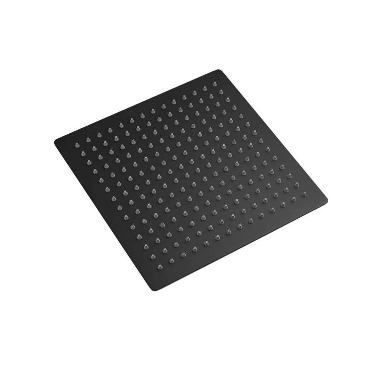 Верхний душ Berges Wasserhaus Ventas 074002 S Black, черный матовый