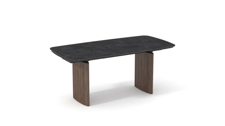 Стол обеденный Stool Group Астарта DF159-4WT 180 top DUAL темная керамика 180(260)x90x76.5