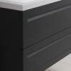 Тумба с раковиной Art&Max Platino AM-Platino-900-2C-SO-GM-Cer подвесная, серый матовый фото 2