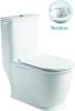 Унитаз-моноблок SantiLine SL-5019 безободковый, с микролифтом фото 3