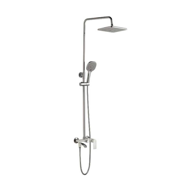 Душевая стойка Haiba HB23505-8 белый, хром