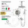Душевая система Filarete Roun FL1022NK никель фото 3