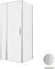 Душевой уголок Allen Brau Priority 3.31026.BA + 3.31041.BA профиль брашированное серебро, 900x800