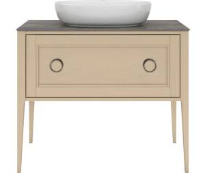 Тумба с раковиной Kerama Marazzi Plaza капучино, тумба PL.CN.100.1+1\CAP.M + рак. PLR.wb.60