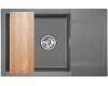 Мойка кухонная Granula Estetica ES-7807 графит фото 3