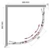 Душевой уголок BelBagno Sela R-2-90-P-Cr фото 3