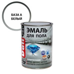 Эмаль для пола алкидно-уретановая моющаяся Dali база А 0.8 л