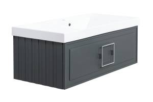 Тумба под раковину La Fenice Cubo FNC-01-CUB-G-100 Серый