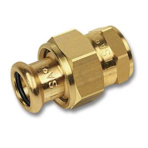 Сгон Sanha 8330G, ВПр-ВР с плоским уплотнением, бронза, 22x1