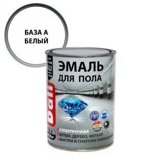 Эмаль для пола алкидно-уретановая моющаяся Dali база А 0.8 л