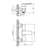 Смеситель для душа Haiba HB20563 хром фото 2