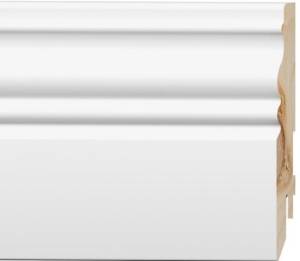Плинтус CLASSEN Pure Faun 100X16x2400 Белый под покраску