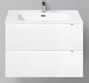 Тумба под раковину BelBagno ETNA-700-2C-SO-BO-P с двумя выкатными ящиками, с доводчиком, белый матовый (распродажа)